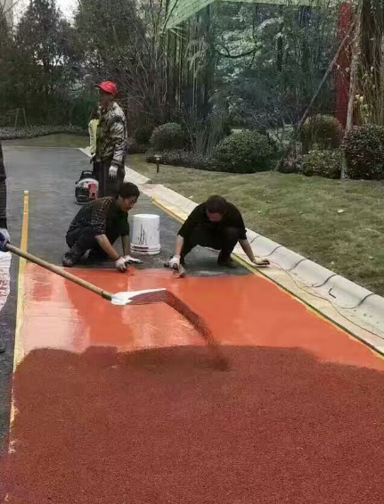 商丘彩色路面改色是提升路面美观性